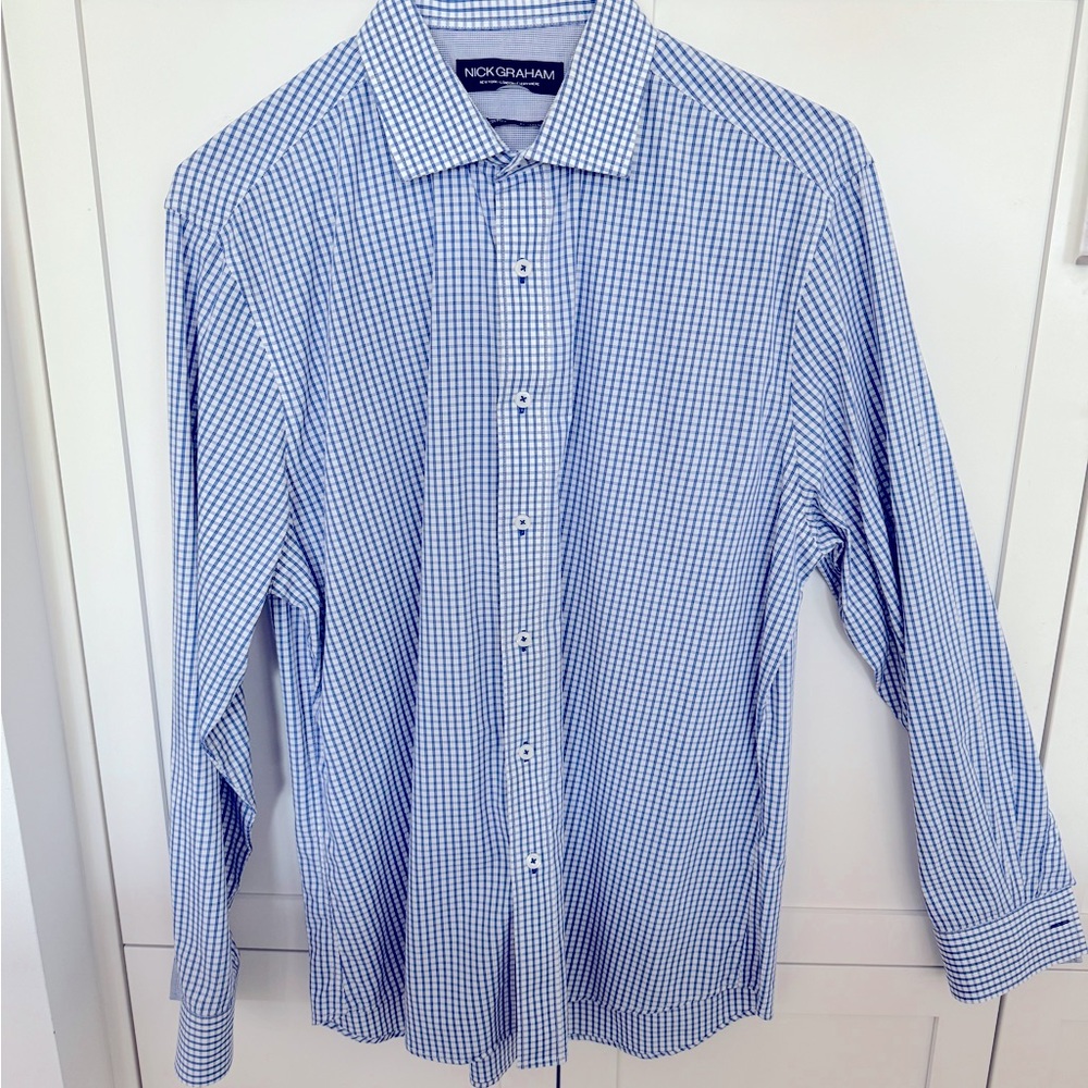 NICK GRAHAM men’s Large 16 - 34/35 dress Shirt